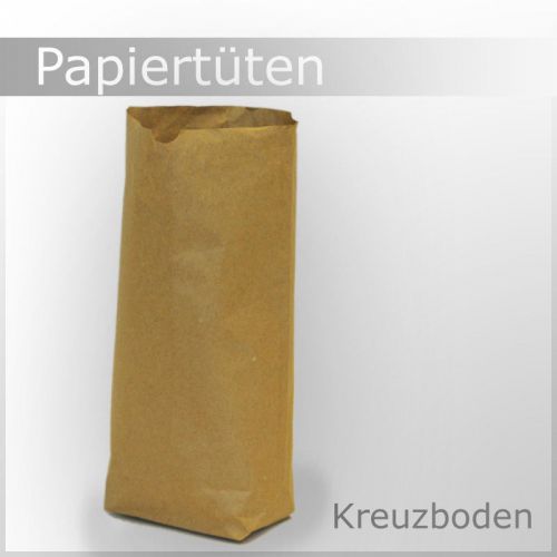 Papiertuten braun 36x24+8 Kreuzboden Beutel Tuten Kraft Papierbeutel WOW No.3086
