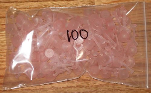 100 JZBZ Beekeeping Plastic Queen Cage Candy Cap MADE IN USA