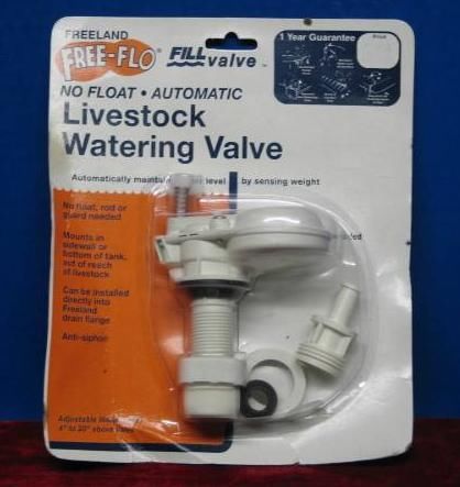 Freeland free-flo livestock watering valve for sale