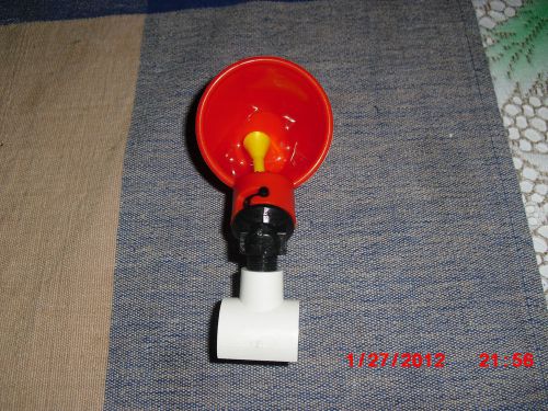 Chicken,pheasant,turkey and game waterer cup and fitting x2 for sale