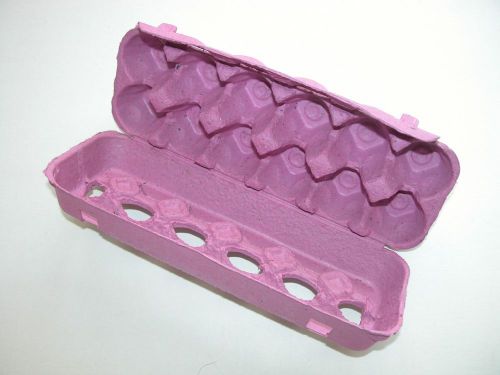Pink Egg Cartons 10/12ct Molded Pulp Crafts Clean No Print Ink Free Set