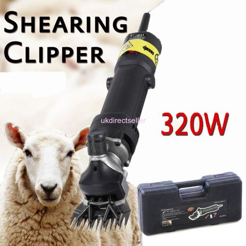 ELECTRIC 320W SHEEP/GOATS SHEARING CLIPPER SHEARS GIFT DVD-ROM