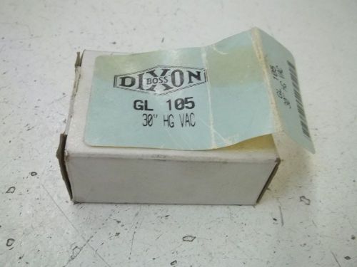 LOT OF 8 DIXON GL105 PRESSURE GAUGE 30-0 PSI *NEW IN A BOX*