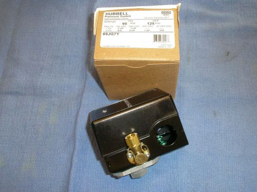 Furnas/hubbell 69jg7y air compressor pressure switch 95-125psi old #69mb7y for sale