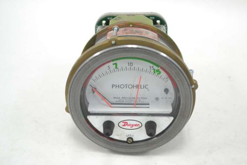 Dwyer 3220 photohelic pressure switch 0-20psi 5 in gauge b338067 for sale