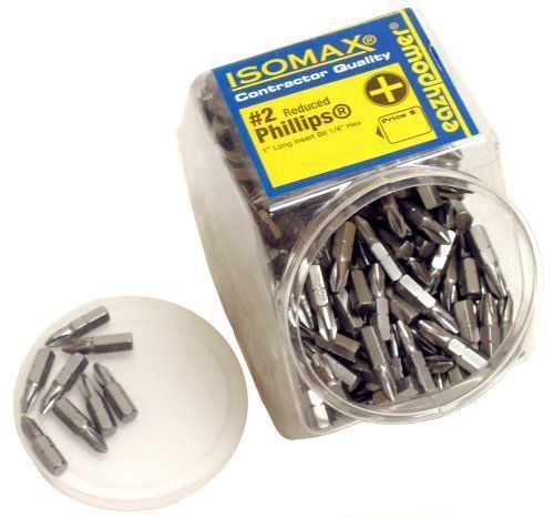 Eazypower 00331 #2 Reduced Phillips One-Inch Insert Bits  500 Pack