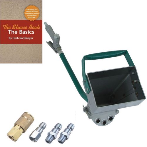 Mortar sprayer - three jet combo - includes stucco book &amp; fitting kit for sale