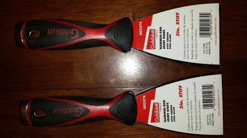 3&#034; drywall joint knife stainless steel goldblatt  you get 2 for sale