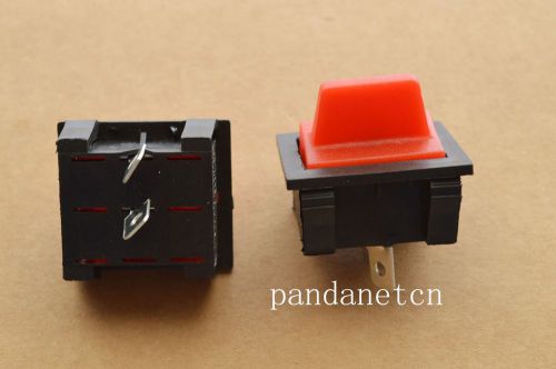 2pcs  2Pin Red Button 2-6.5KW 4 Light Lamp On-Off DPST    Rocker Switch