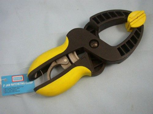 2&#034; jaw ratcheting clamp, quick release, rolson, 14662 for sale