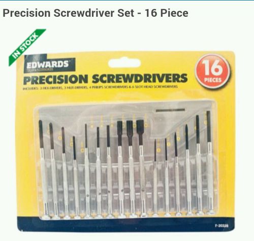 16 precision screwdrivers mixed set philips/flat/slot/nut/hex/small/tiny/head for sale