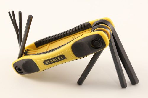 STANLEY STHT71801 Folding SAE Hex Key Set, 9-Piece Open Package