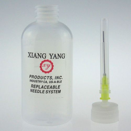 10pcs/lot 50ml soldering liquid flux bottle syringe funnel needle for sale