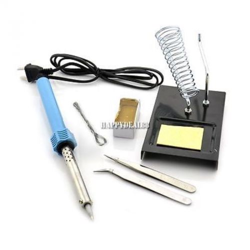  Sale 60W Electric Soldering Iron Solder Tool Kits 7in1 High Quality vantech2014