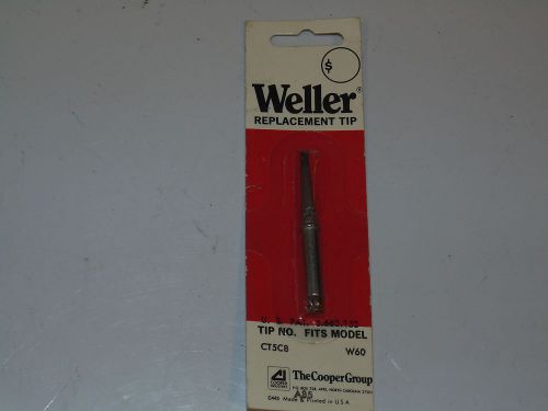 WELLER SOLDERING REPLACEMENT TIP CT5C8 FITS W60 (C2-4-35A)