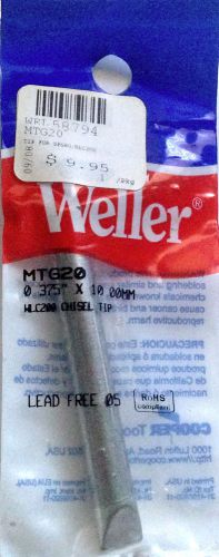 Weller MTG20 Nozzle Width: 9.53mm CHISEL  Tip l  NEW