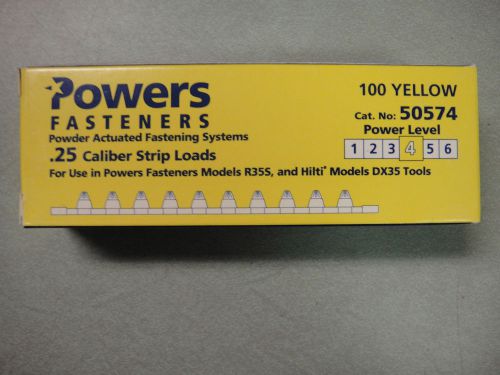POWERS FASTENERS 50574 .25 CALIBER LOAD STRIPS