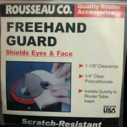 Rousseau co. Freehand router guard 3503 clear polycarbonate NEW