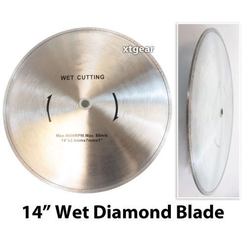 14&#034; INCH WET DIAMOND CUT OFF SAW BLADE TOOL FOR STONE CONCRETE TILE