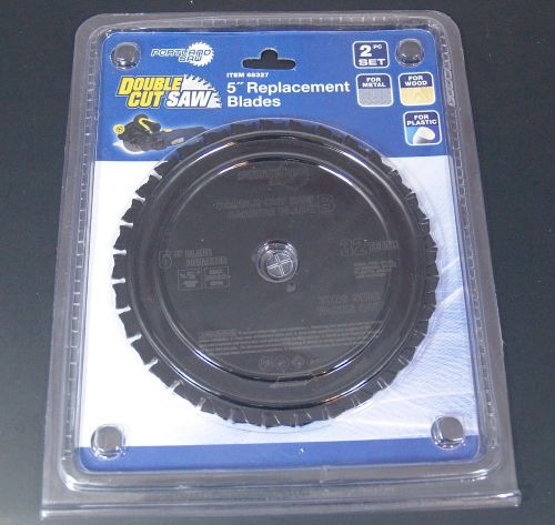 NEW 5 In. Double Cut Saw Replacement Blades Brand NEW