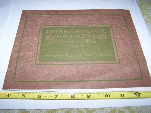 Original IHC MOGUL TITAN Gasoline Tractors Sales Catalog Hit Miss Gas Engine WOW