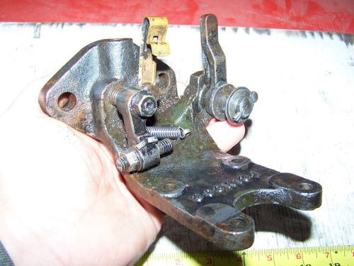 Old ingeco hit miss gas engine motor webster magneto ignitor bracket steam nice for sale