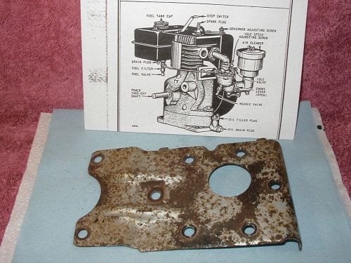 BRIGGS &amp; STRATTON VINTAGE ENGINE PARTS Model 6, CYLINDER HEAD COVER TANK BRACKET