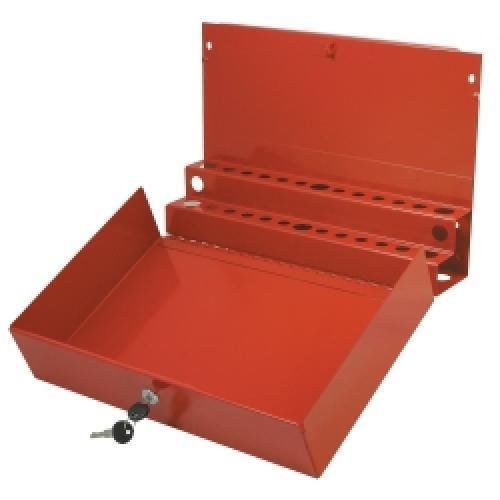 Extra large locking screwdriver/pry bar holder for tool boxesor service carts!!! for sale