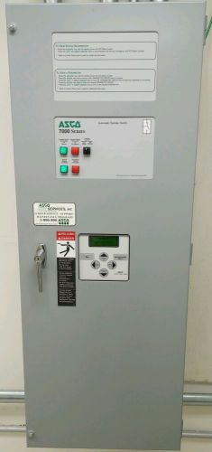 ASCO 7000 SERIES AUTOMATIC TRANSFER SWITCH BARELY USED!!