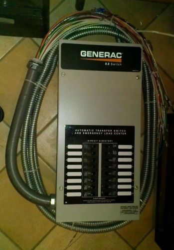New generac 100 amp indoor automatic transfer switch with 16-circuit load center for sale