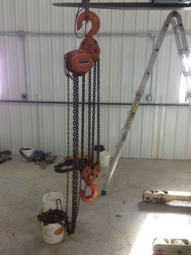 Ingersoll-rand 10-t manual chain hoist for sale