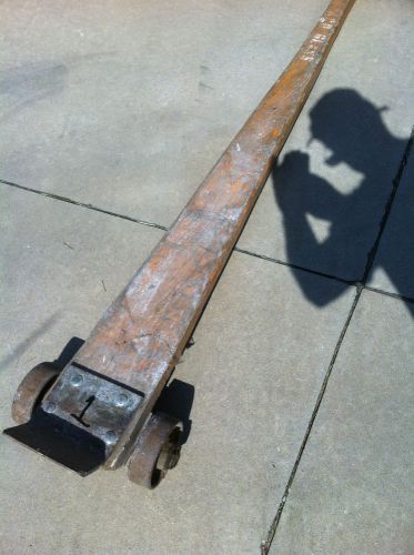 Super duty johnson bar lever dolly mover wheeled lift wedge for sale