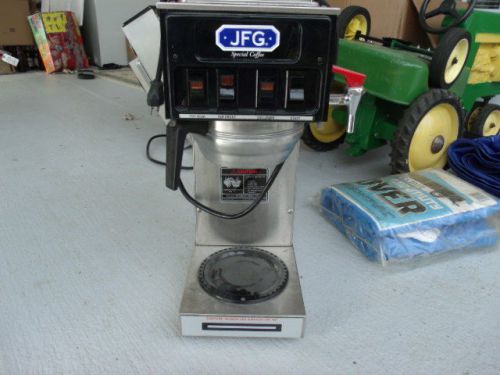 BUNN O MATIC STF-20 COMMERCIAL 3 BURNER COFFEE MAKER BREWER MACHINE hot tap
