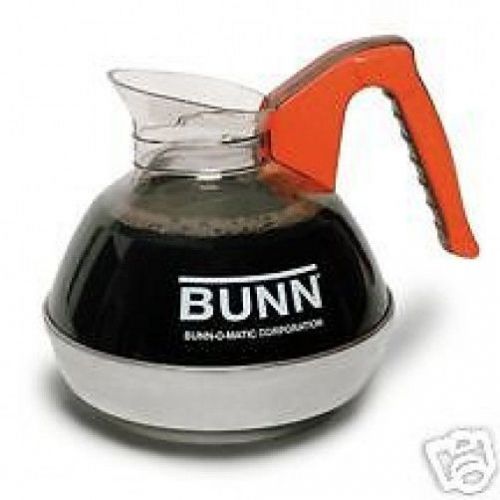 BUNN Polymer Coffee Decanter-Orange Handle ( case of 6)