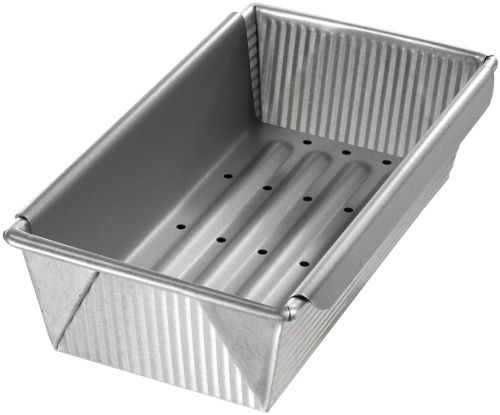 New usa pans meat loaf pan with insert, 10 in x 5 in for sale