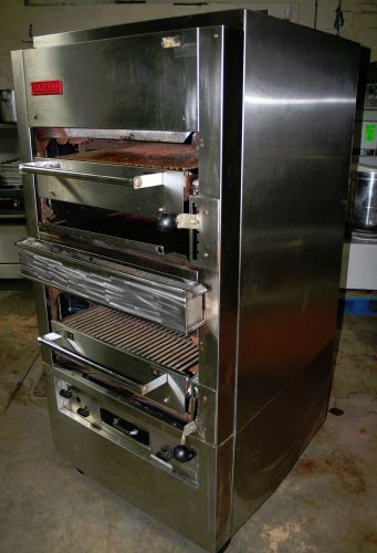 used GARLAND Double Broiler Gas on Casters