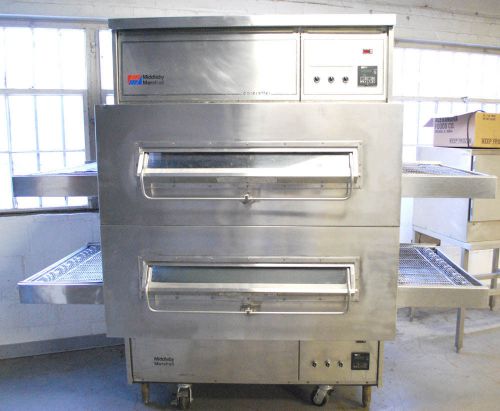 Middleby Marshall PS360 Double Deck Gas Conveyor Oven - Refurbished