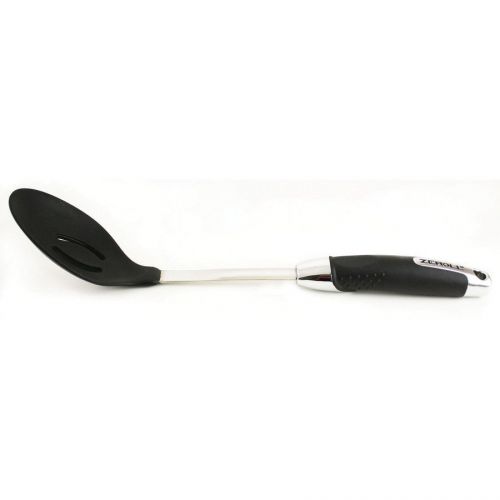 The Zeroll Co. Ussentials Silicone Slotted Serving Spoon Midnight Black