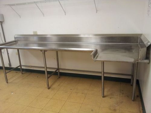 Stainless-Steel Draining Table for Dish-Wash / All Solid Welded legs