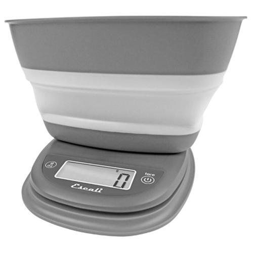 Escali pop digital collapsible bowl kitchen scale twilight gray for sale