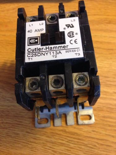 Hobart three pole 40 amp contactor 120v 00-918322 for sale