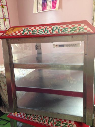 Pizza Merchandiser Warmer Display Commercial Stainless Steel Shleves - Pw-16