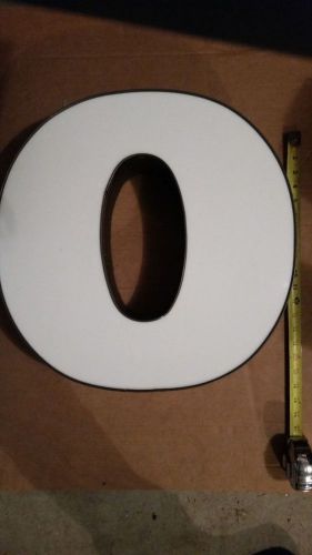 Box Letter O from large Quiznos sign