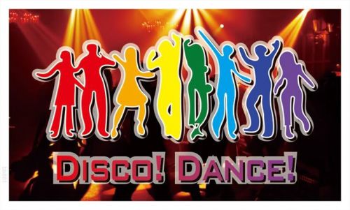bb881 Disco Dance Club Banner Sign