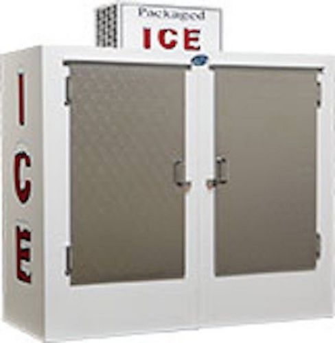 NEW LEER Outdoor Ice Merchandiser L75, Auto Defrost Solid Door - 75 cu ft