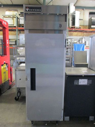 Victory - vf-1 commercial 1-section freezer - single solid stainless steel door for sale