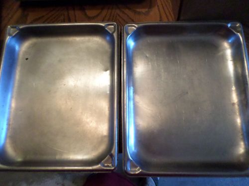 2 Vollrath Chafing Pans - 2.1 quarts  Stainless Steel 10 inch X 12 inch