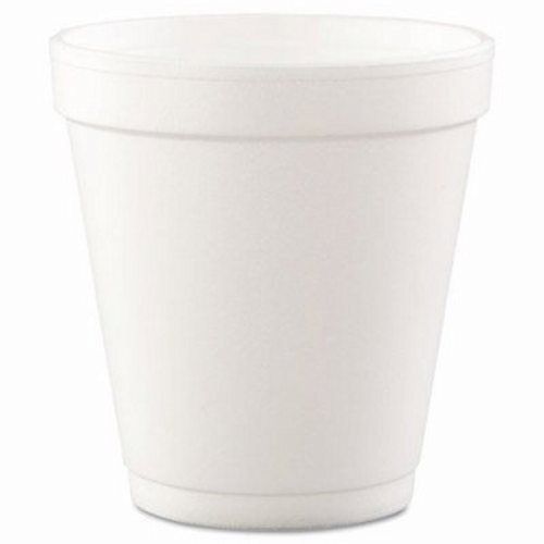 Dart Conex Foam Cups, Hot/Cold, 10oz, Squat, White, 40/Bag (DCC10J12)