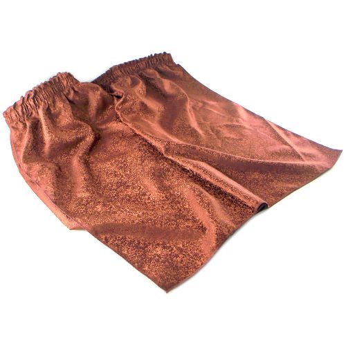 Snap Drape International 13-Ft Table Skirt Shirred Velcro Copper 39496