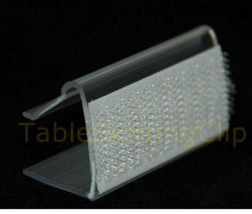 500 table skirting clips | for table edges 3/4&#034; thick |  2&#034;long table skirt clip for sale